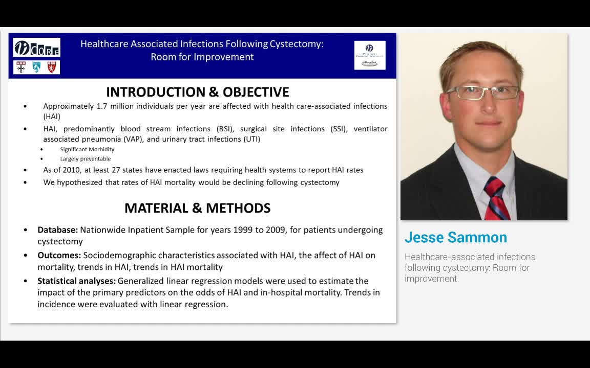 Healthcare-associated infections following cystectomy, Ro..-