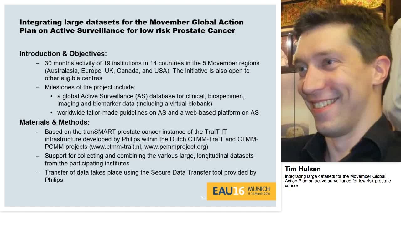 Integrating large datasets for the Movember Global Action-