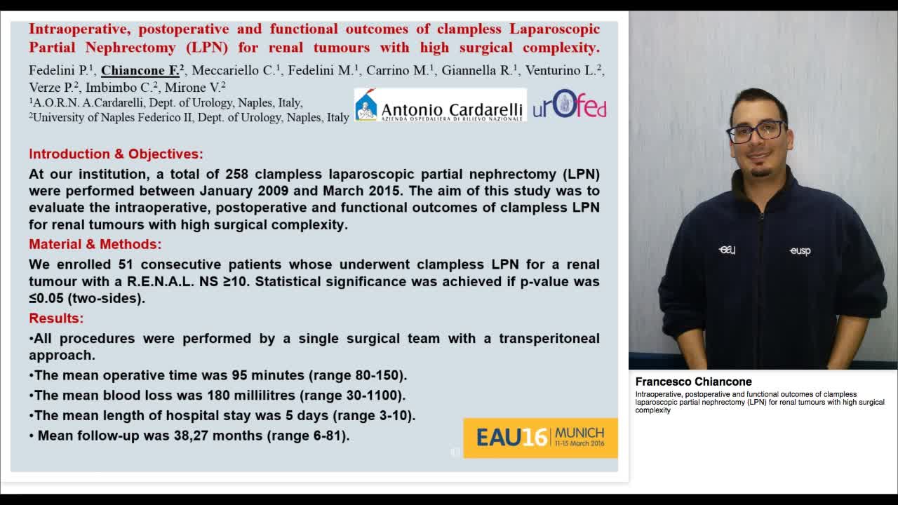 Intraoperative, postoperative and functional outcomes of -