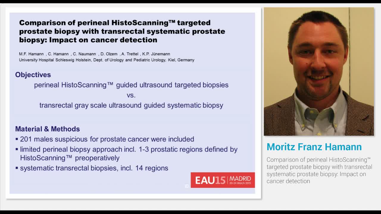 Comparison of perineal HistoScanning(TM) targeted prostat..-