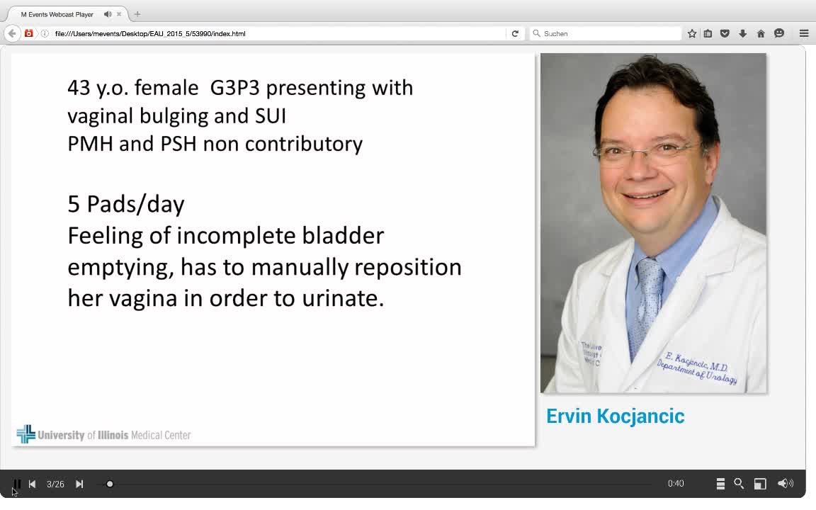 Prolapse management and female pelvic floor problems