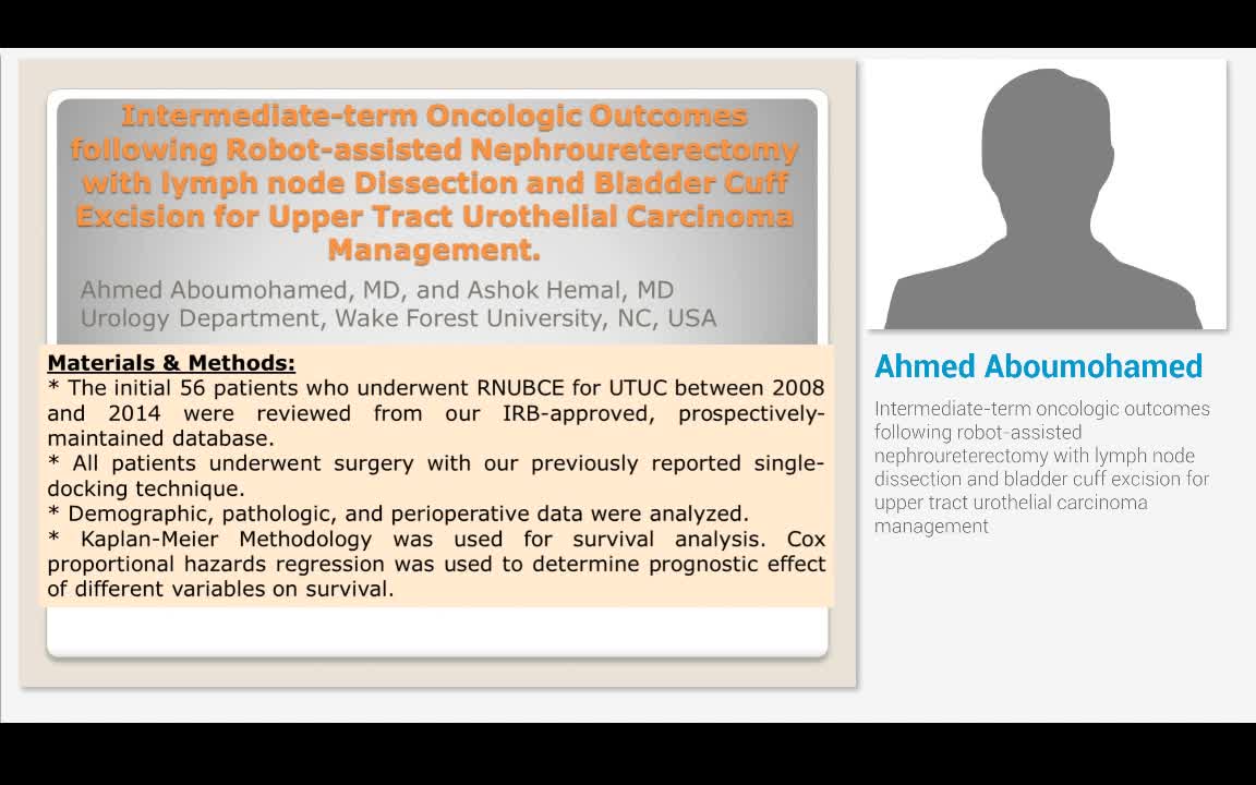 Intermediate-term oncologic outcomes following robot-assi..-