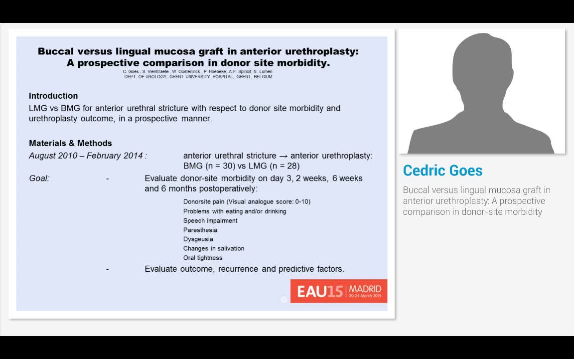 Buccal versus lingual mucosa graft in anterior urethropla..-
