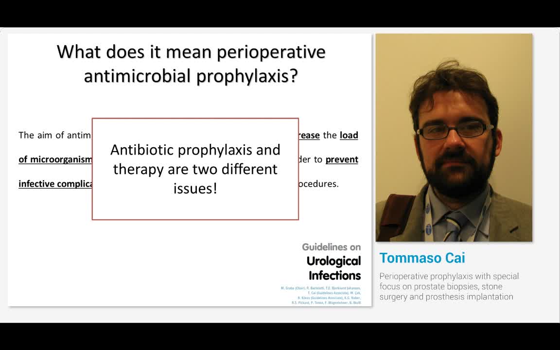 Perioperative prophylaxis with special focus on prostate ..-