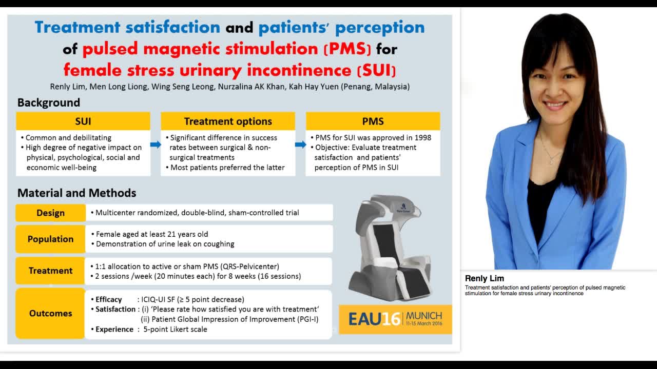 Treatment satisfaction and patients' perception of pulsed-