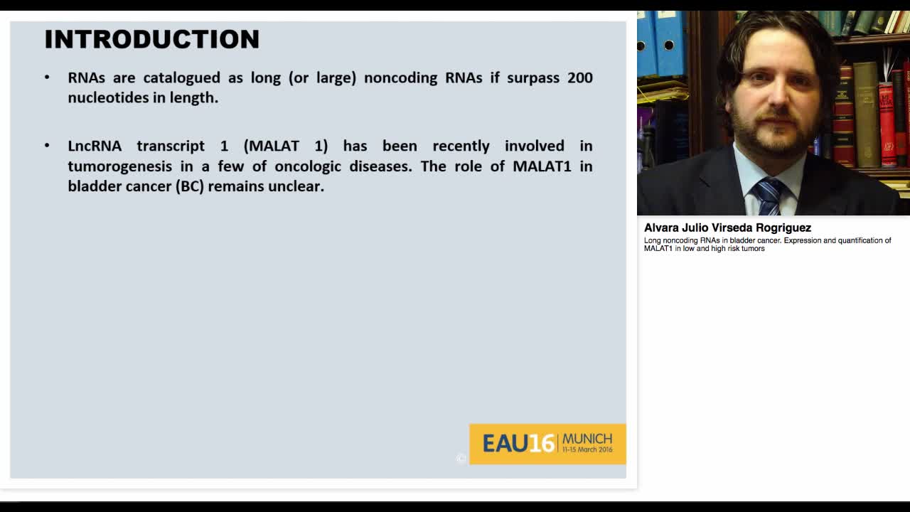 Long noncoding RNAs in bladder cancer. Expression and qua-