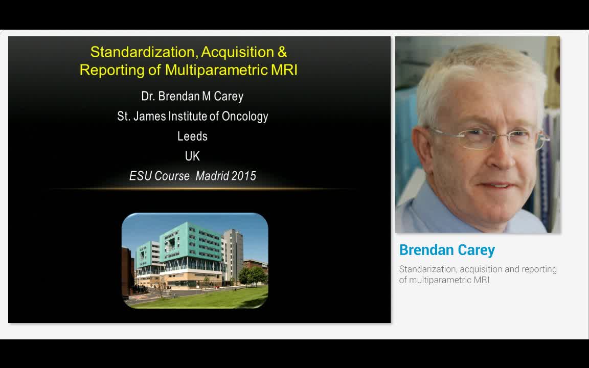 Standarization, acquisition and reporting of multiparamet..-