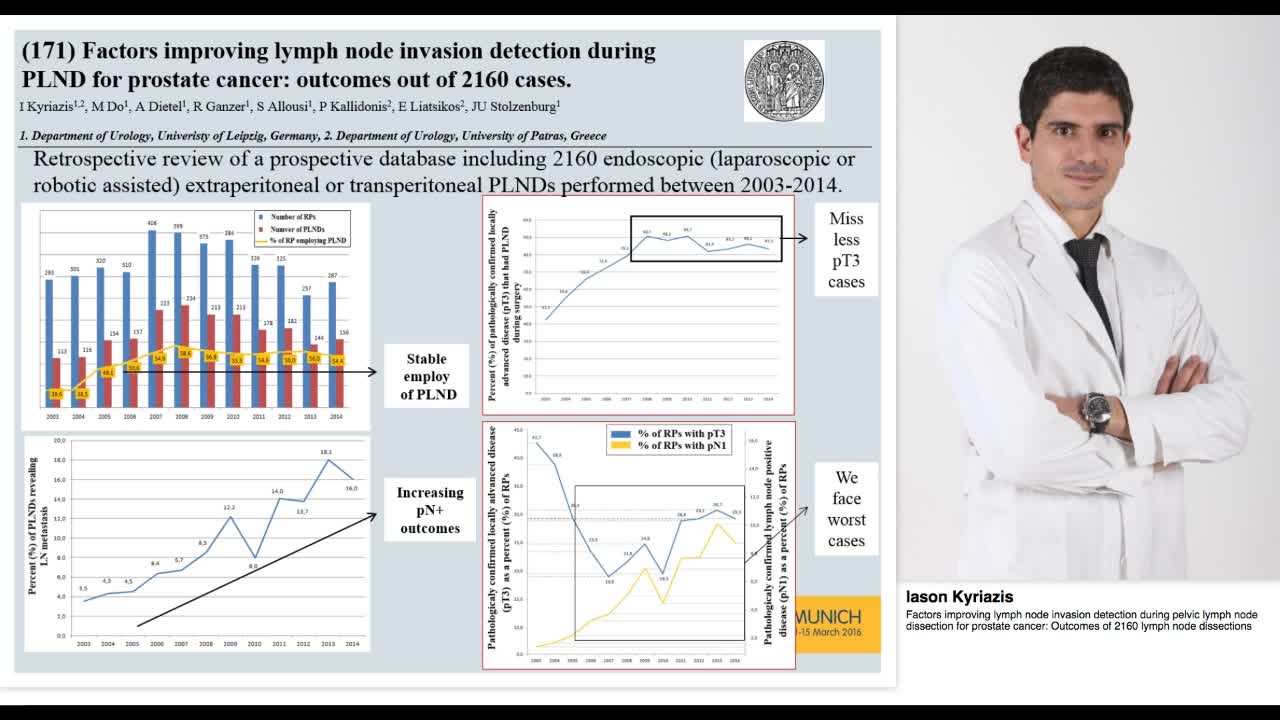 Factors improving lymph node invasion detection during pe-
