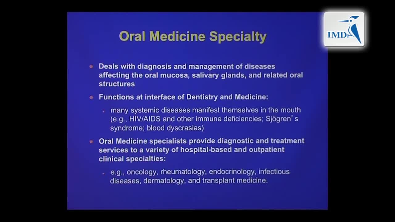 口腔内科或齿科之外的口腔疾病（1）