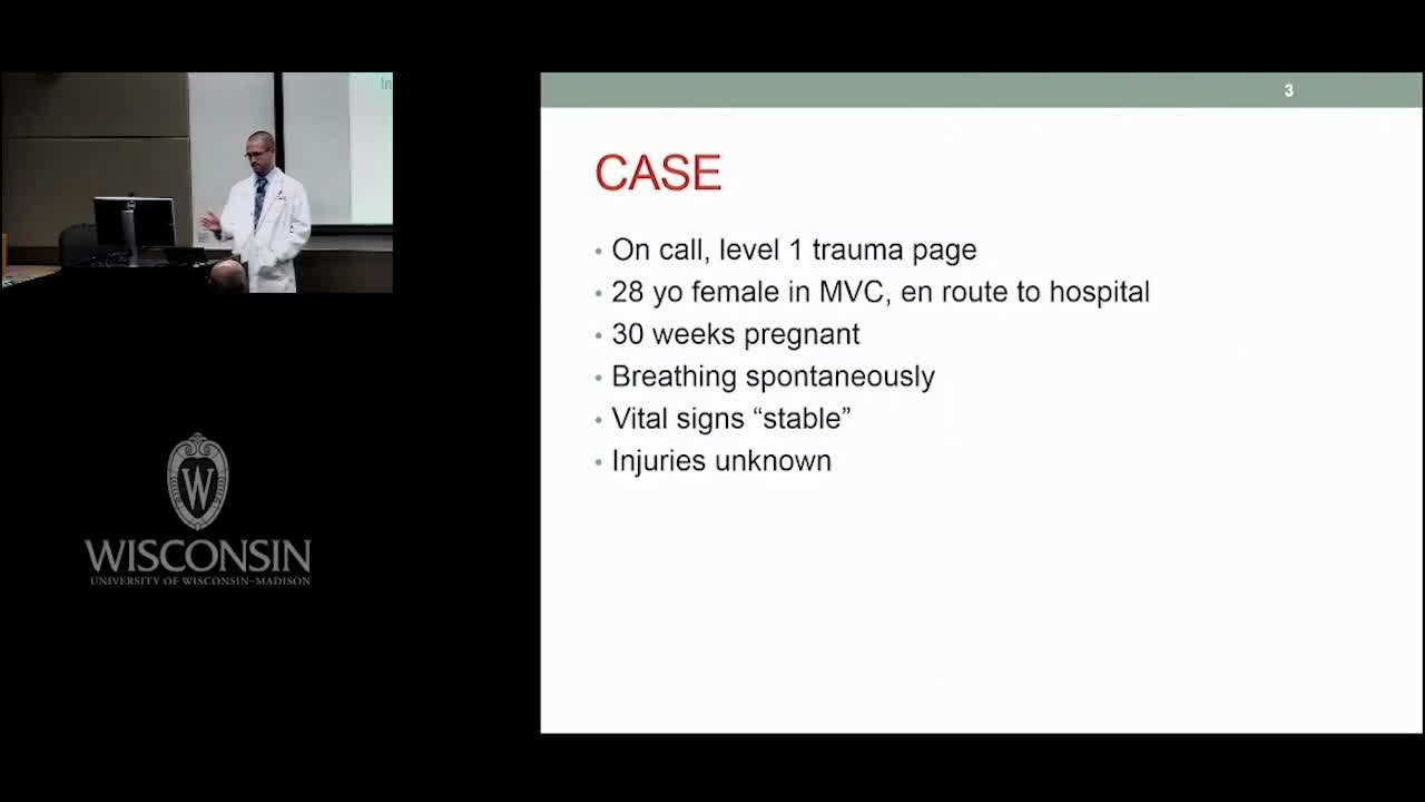 孕妇创伤患者的麻醉使用（1）