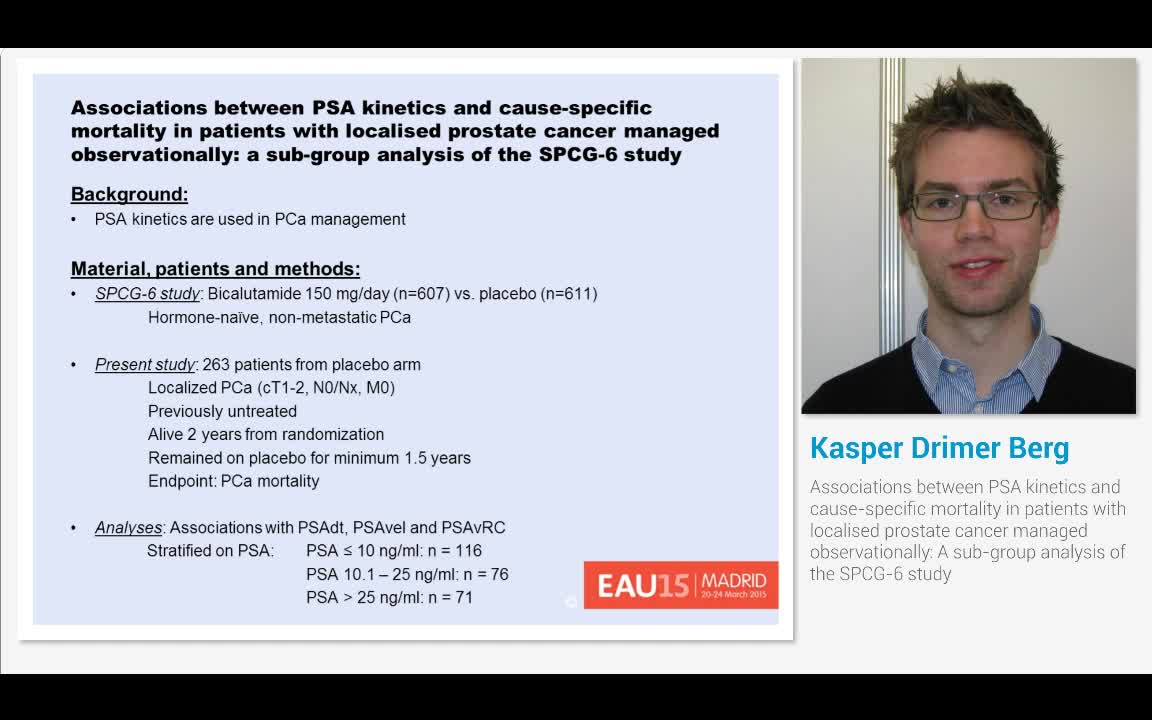 Associations between PSA kinetics and cause-specific mort..-