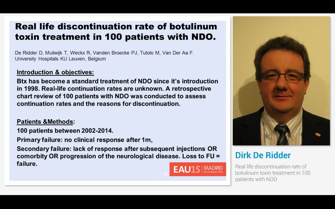 Real life discontinuation rate of botulinum toxin treatme..-