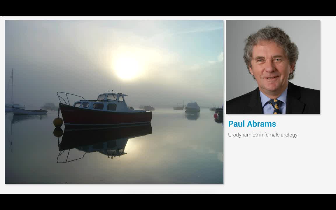 Urodynamics in female urology