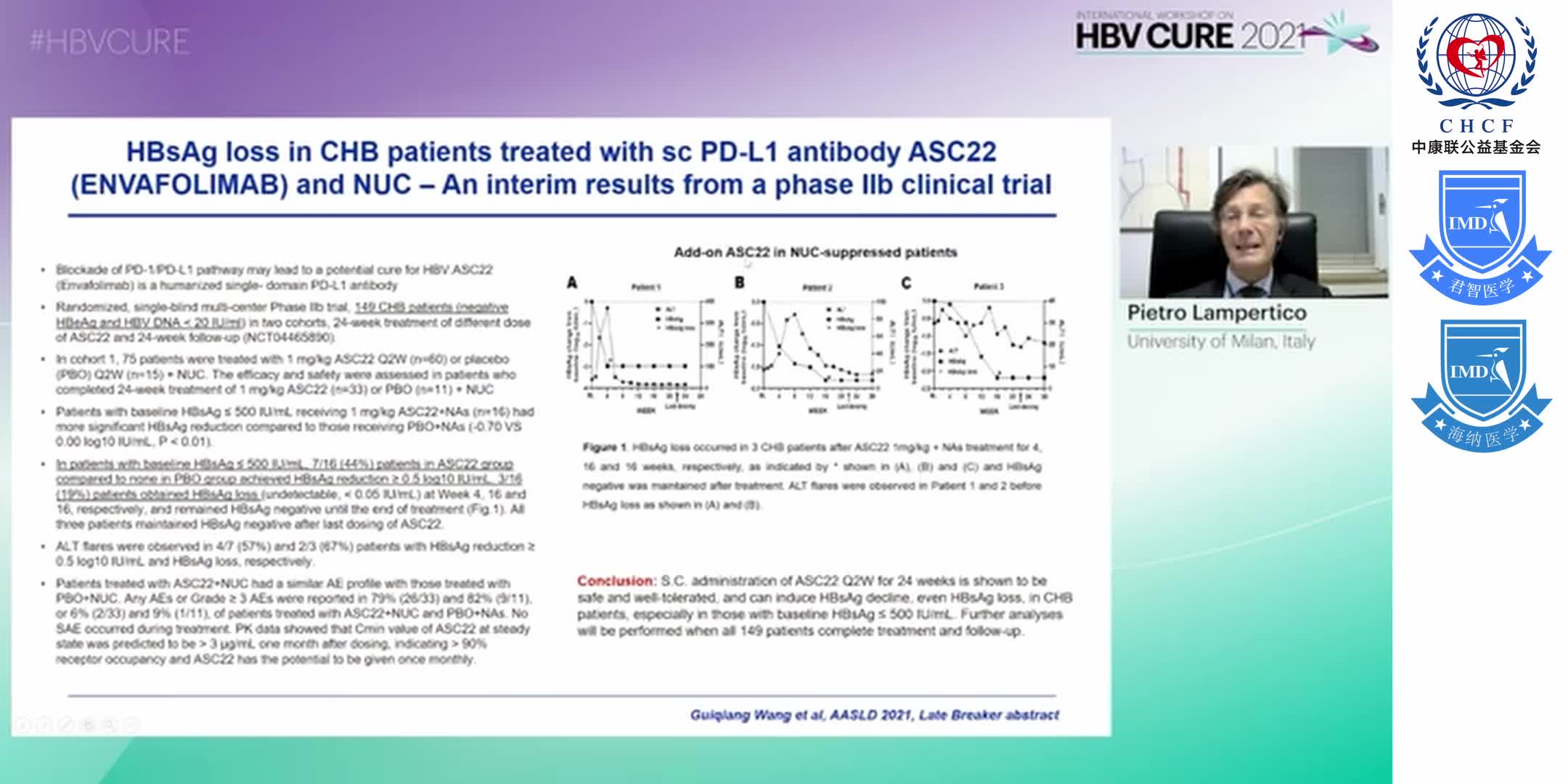 New Data From Combination Trials for Chronic Hepatitis B - Pietro Lampertico, MD, PhD 1-5