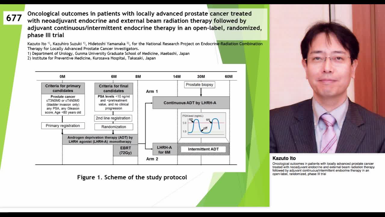 Oncological outcomes in patients with locally advanced pr-