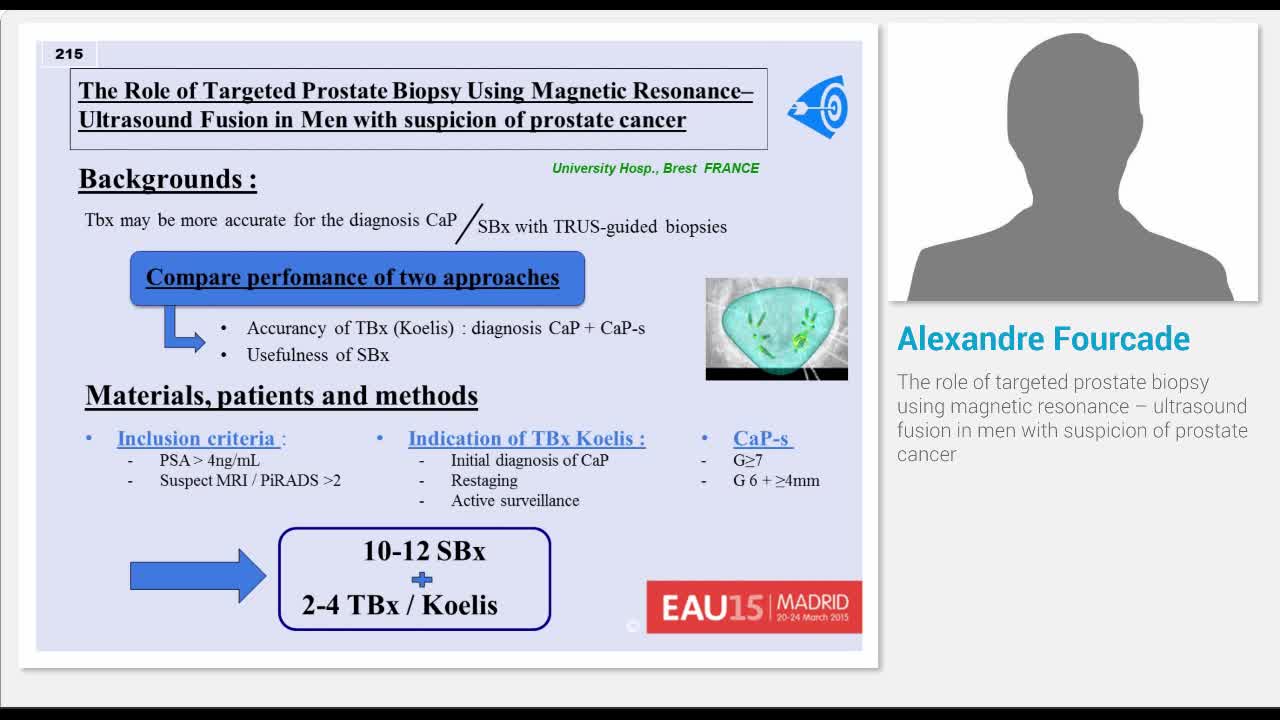 The role of targeted prostate biopsy using magnetic reson..-
