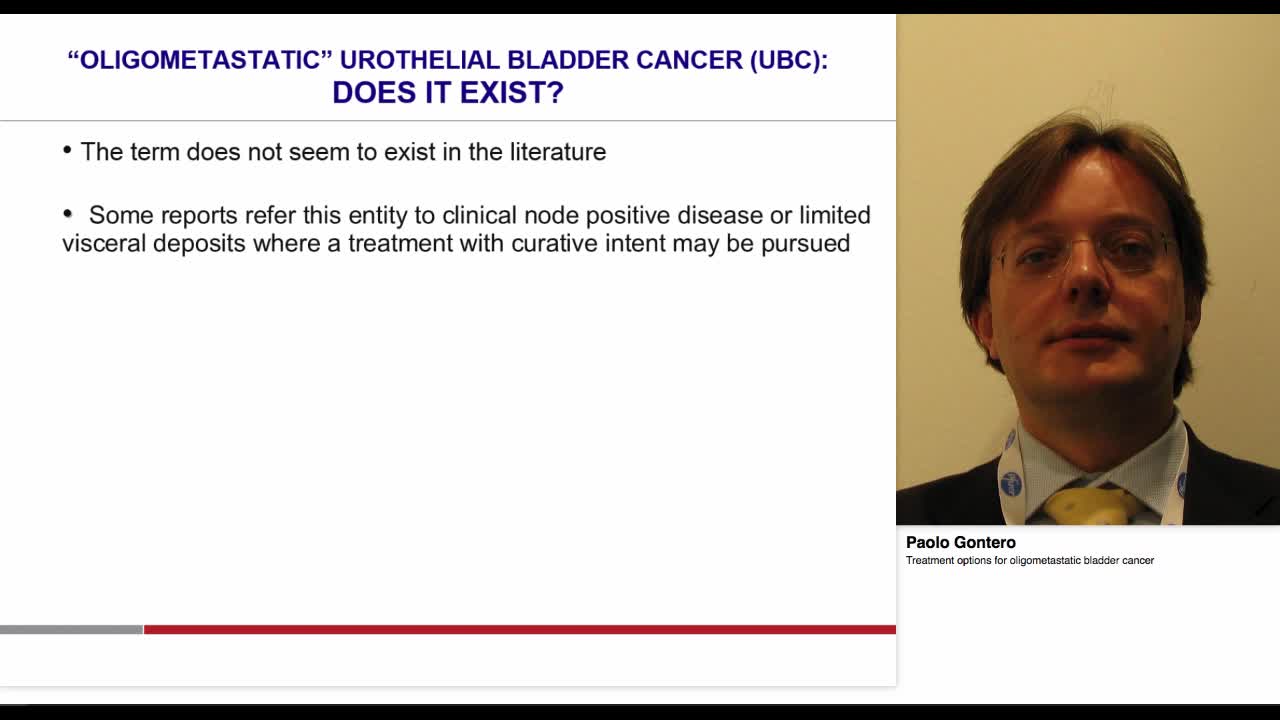 Treatment options for oligometastatic bladder cancer