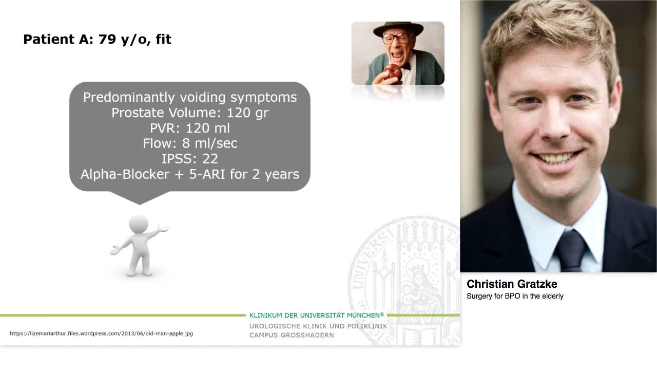 Surgery for BPO in the elderly