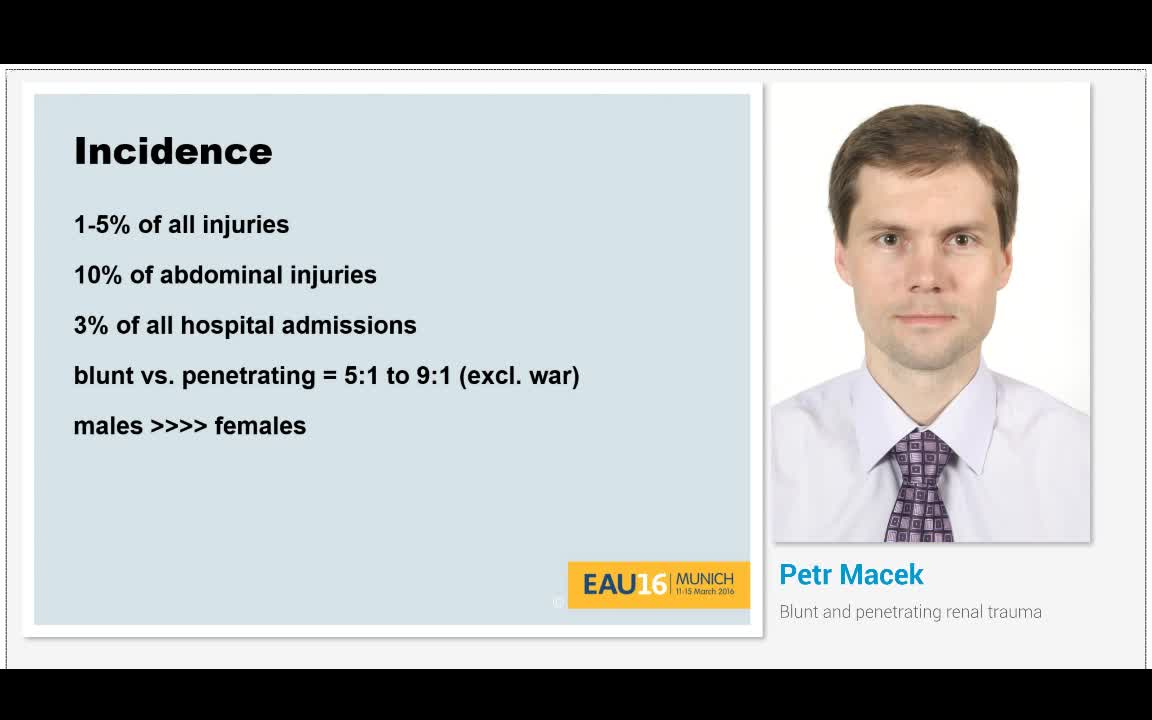 1Blunt and penetrating renal trauma