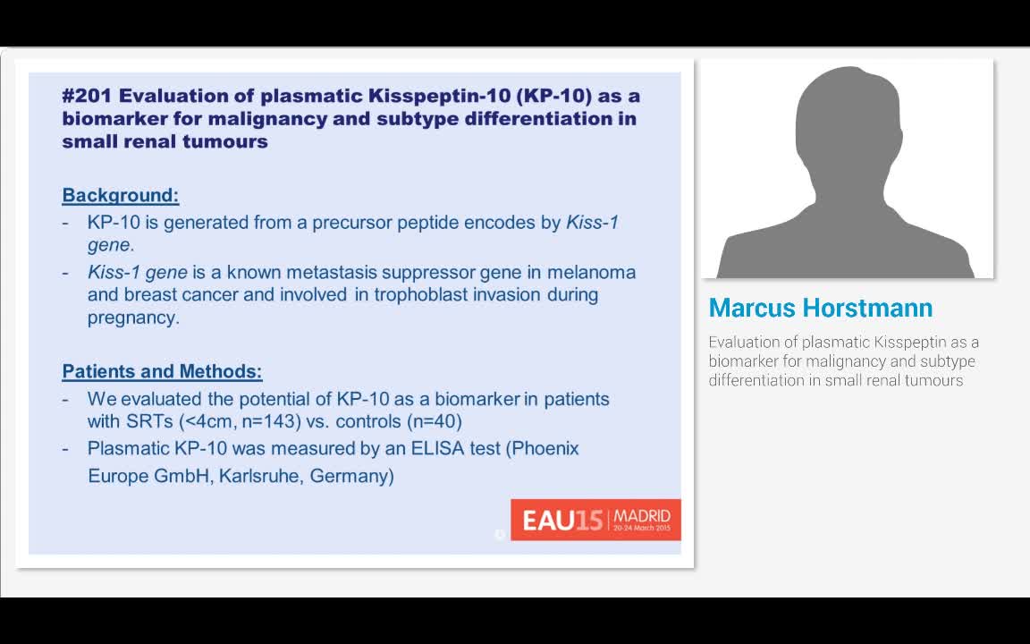 Evaluation of plasmatic Kisspeptin as a biomarker for mal..-