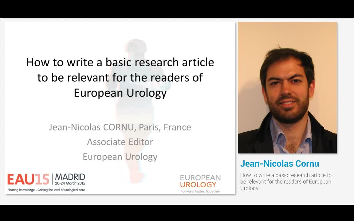 How to write a basic research article to be relevant for ..-