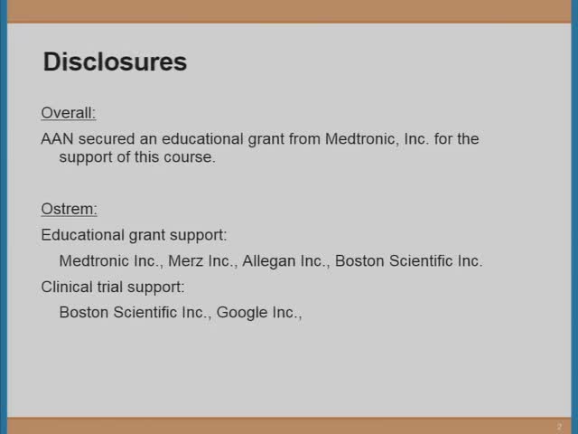 C226 Deep Brain Stimulation Management II