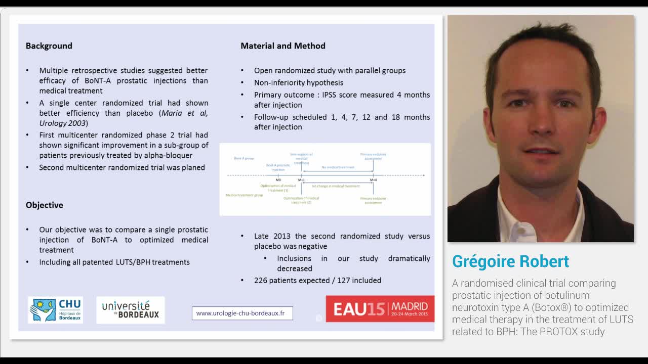 A randomised clinical trial comparing prostatic injection..-