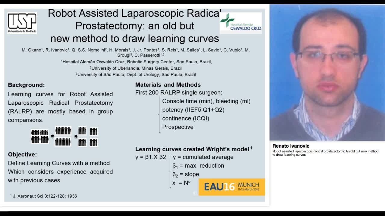 Robot assisted laparoscopic radical prostatectomy, An old-