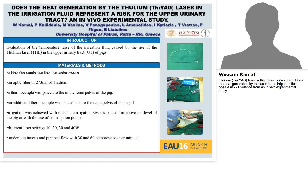 Thulium (Tm,YAG) laser in the upper urinary tract, Does t-