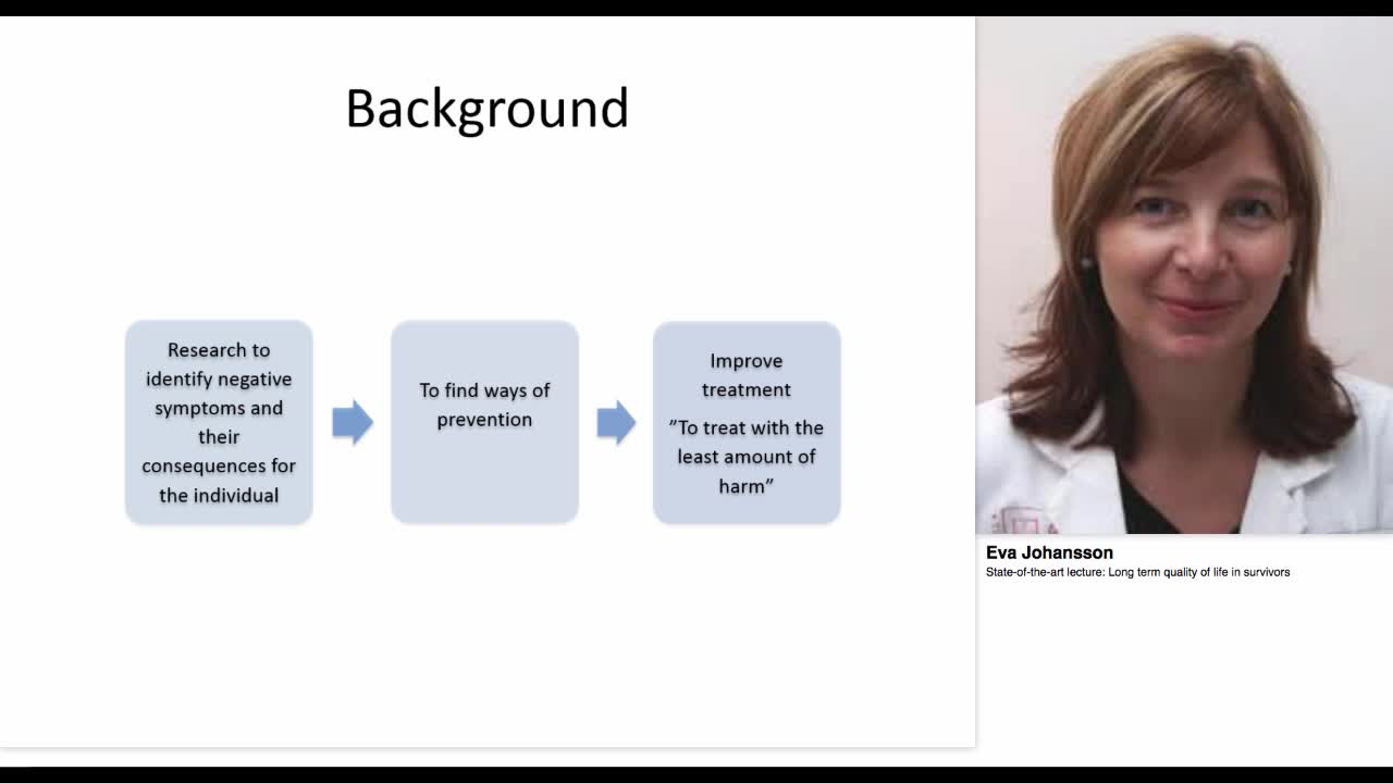 Long term quality of life in survivors