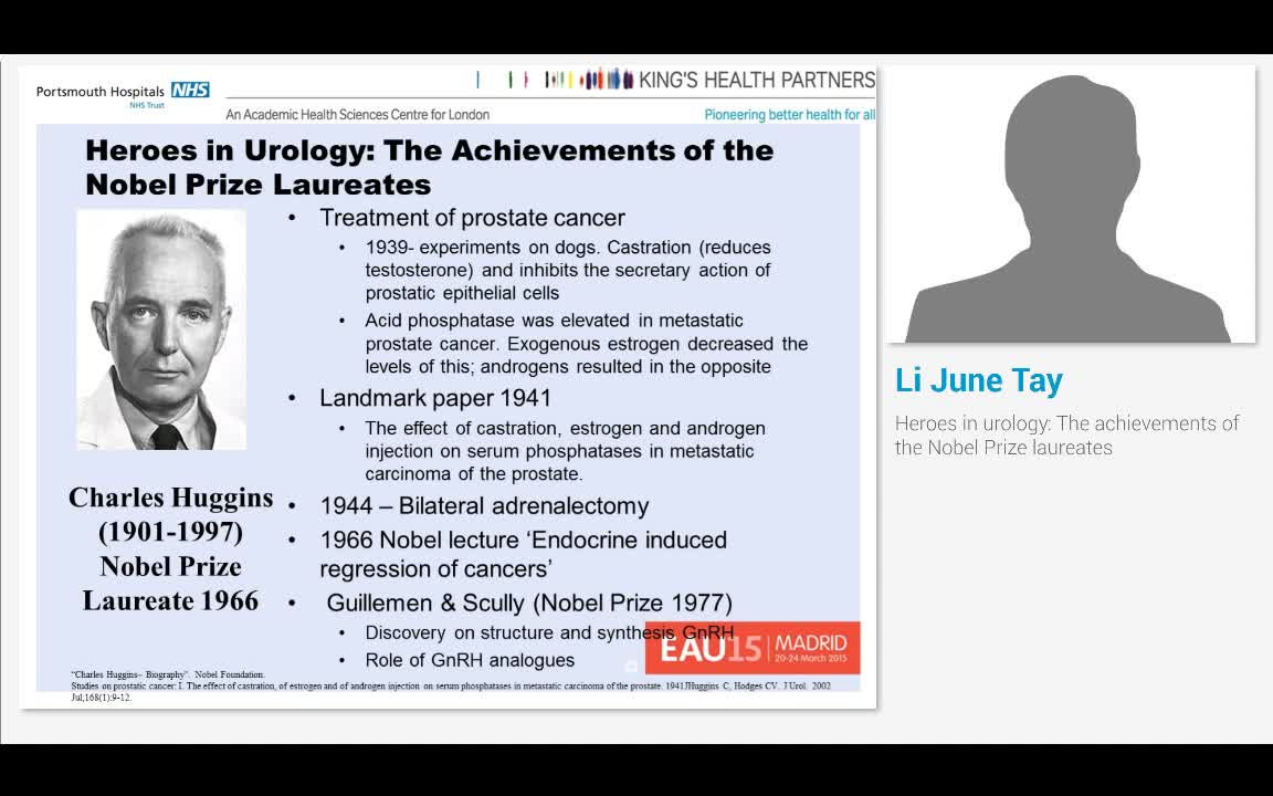 Heroes in urology, The achievements of the Nobel Prize la..-