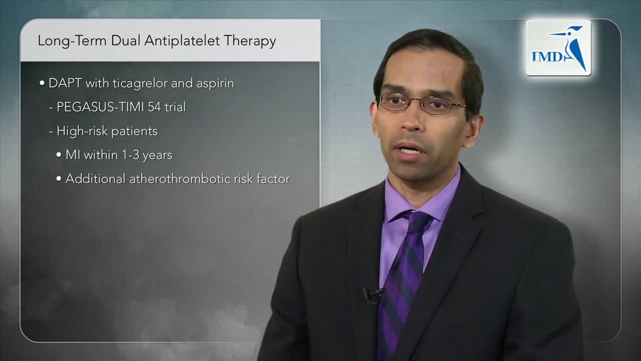 抗血小板药物用于二级预防伴有外心肌梗死病史的心血管病（4）