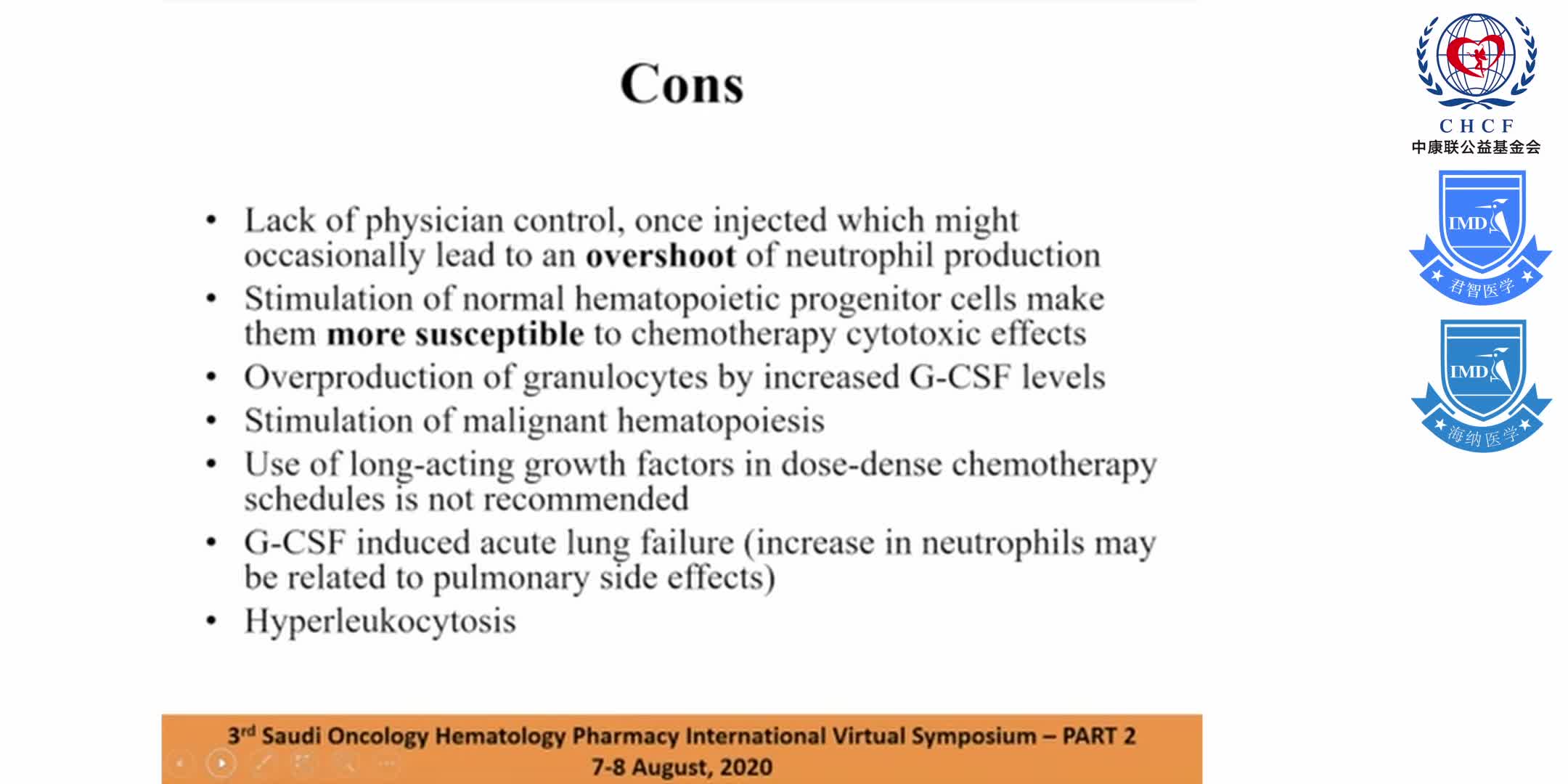 PEGylated G-CSF vs. Non-PEGylated G-CSF 1-7