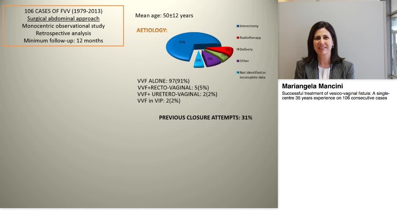 Successful treatment of vesico-vaginal fistula, A single--