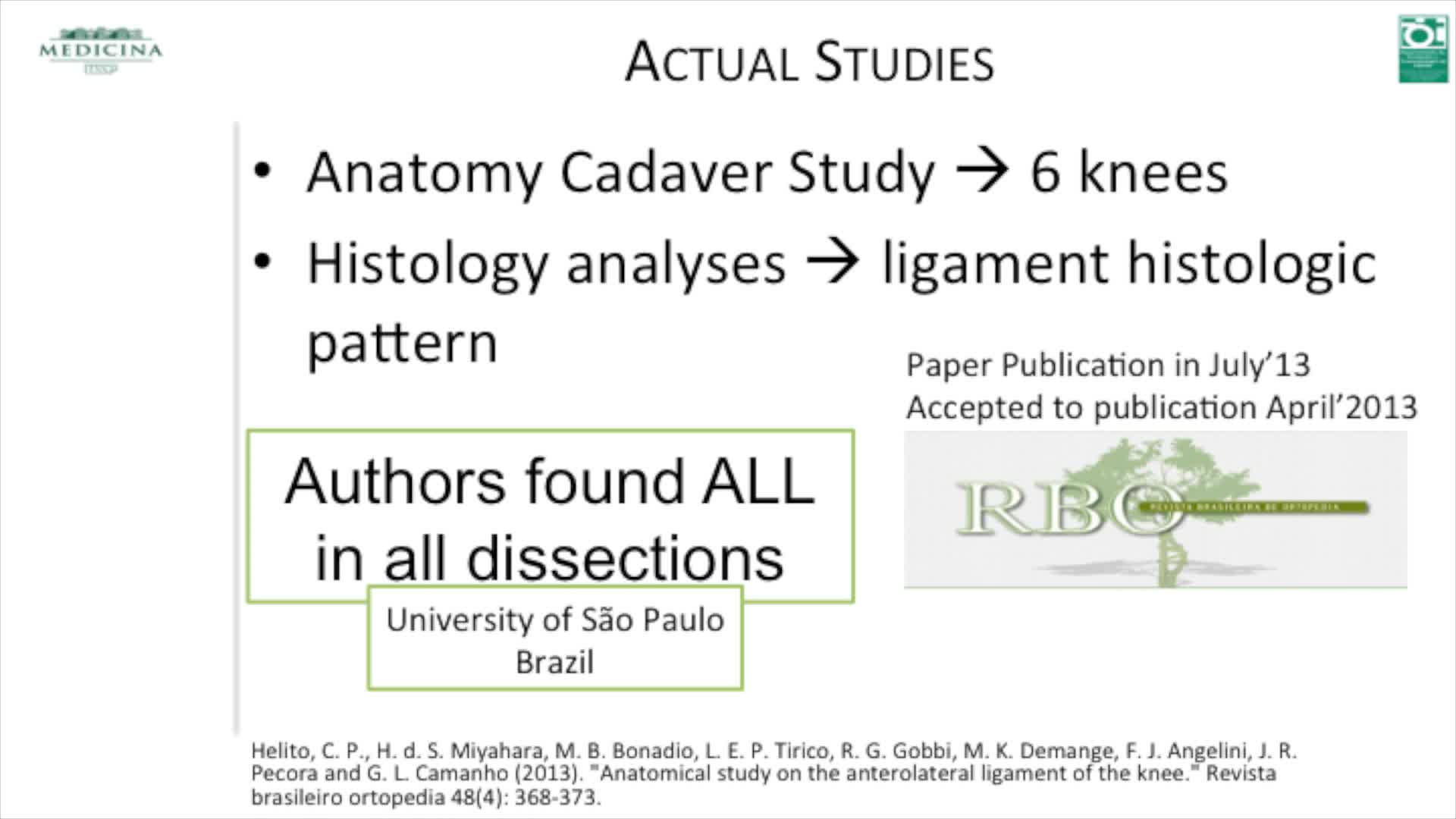 Anatomical Anterolateral Ligament Reconstruction