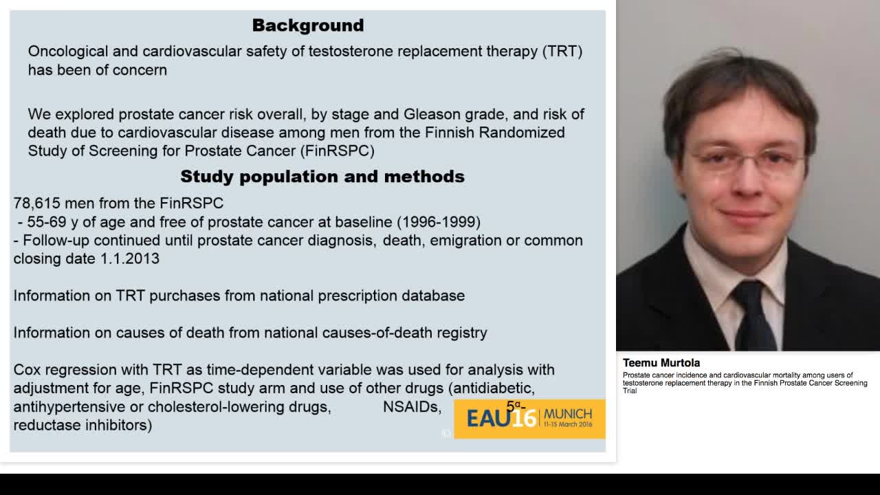 Prostate cancer incidence and cardiovascular mortality am-
