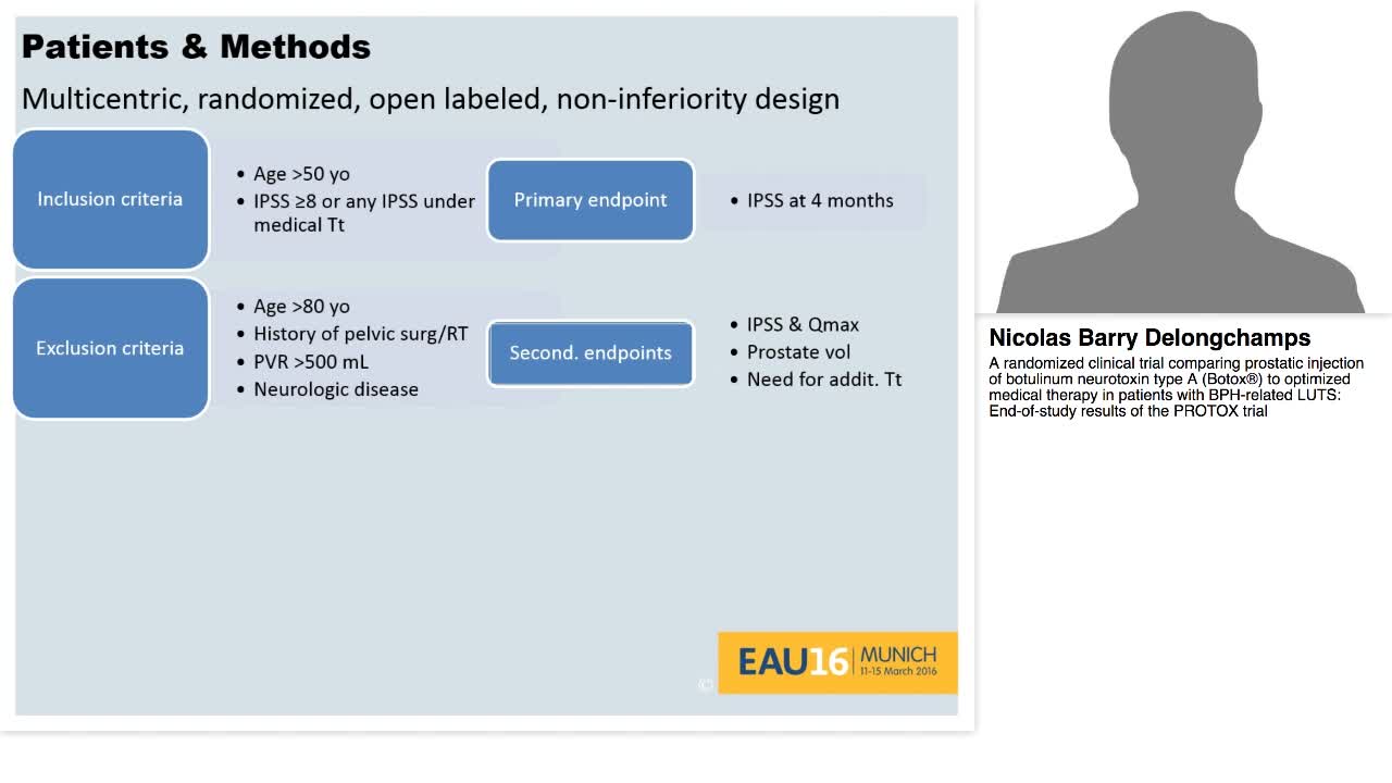 A randomized clinical trial comparing prostatic injection-