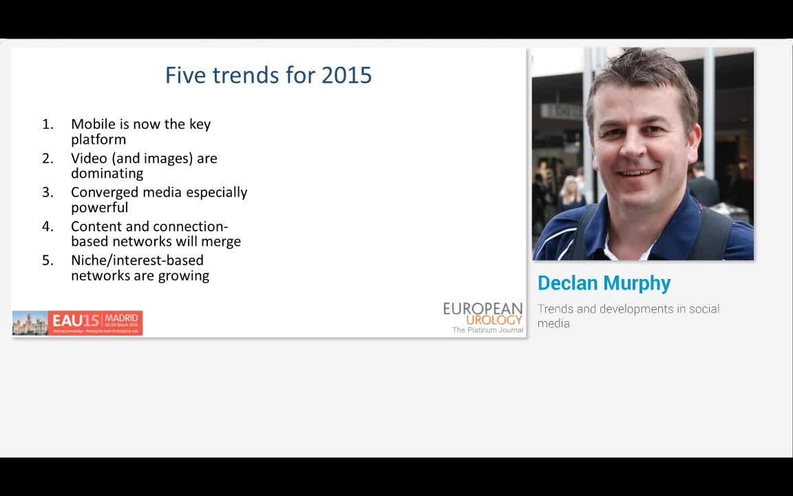 Trends and developments in social media