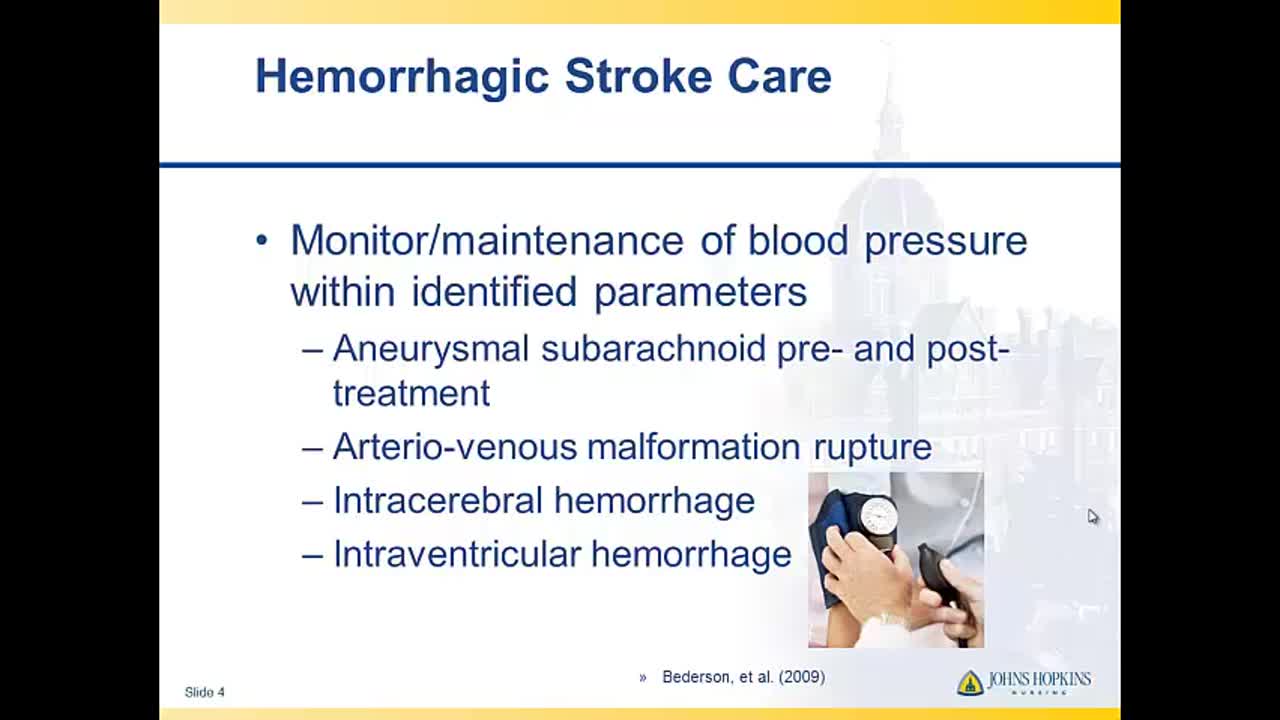 课程6-4：急性护理&mdash;&mdash;出血性中风护理