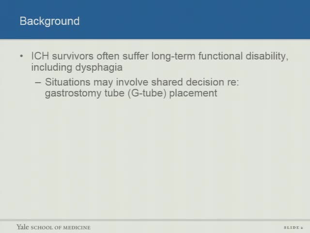 Current Practices and Variability in Feeding Tube Placement for Inpatients with ICH in US Hospitals