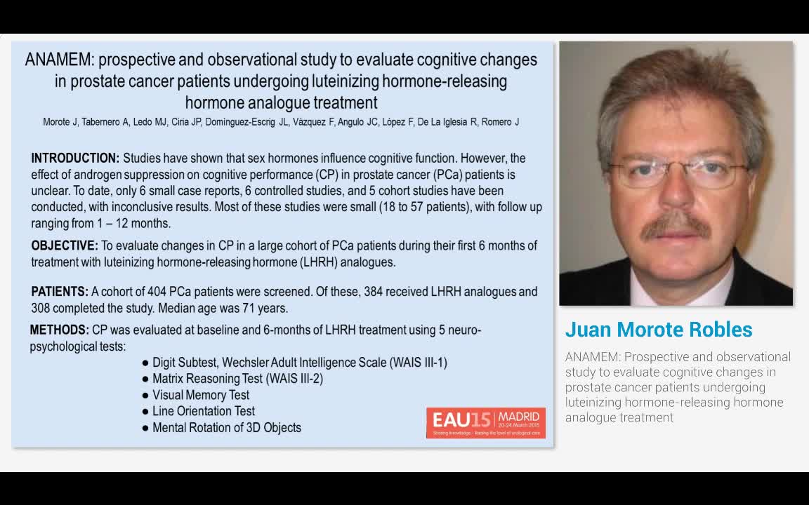 ANAMEM, Prospective and observational study to evaluate c..-