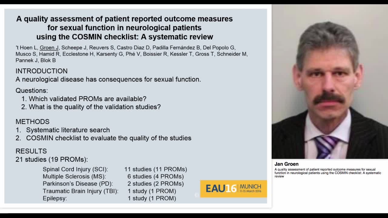 A quality assessment of patient reported outcome measures-