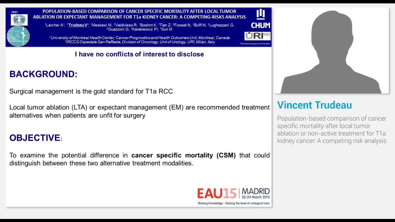 Population-based comparison of cancer specific mortality ..-