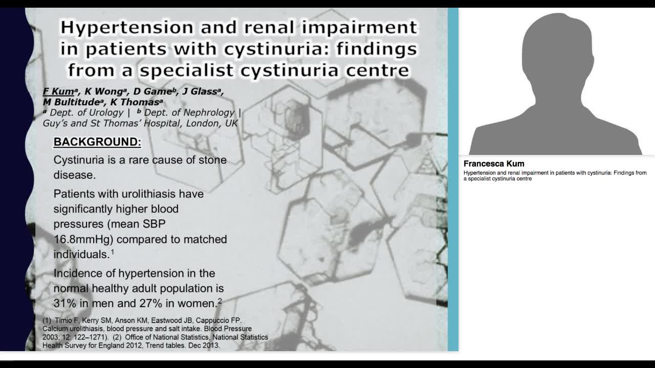 Hypertension and renal impairment in patients with cystin-