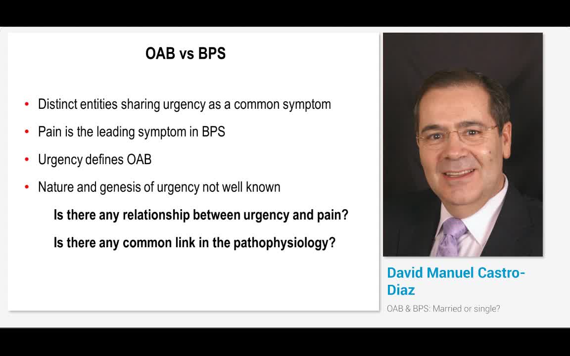 膀胱过度活动症（OAB）和膀胱疼痛综合征（BPS）患者，结婚还是单身？