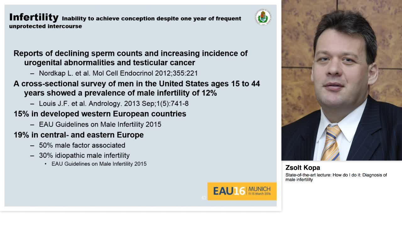 How do I do it, Diagnosis of male infertility