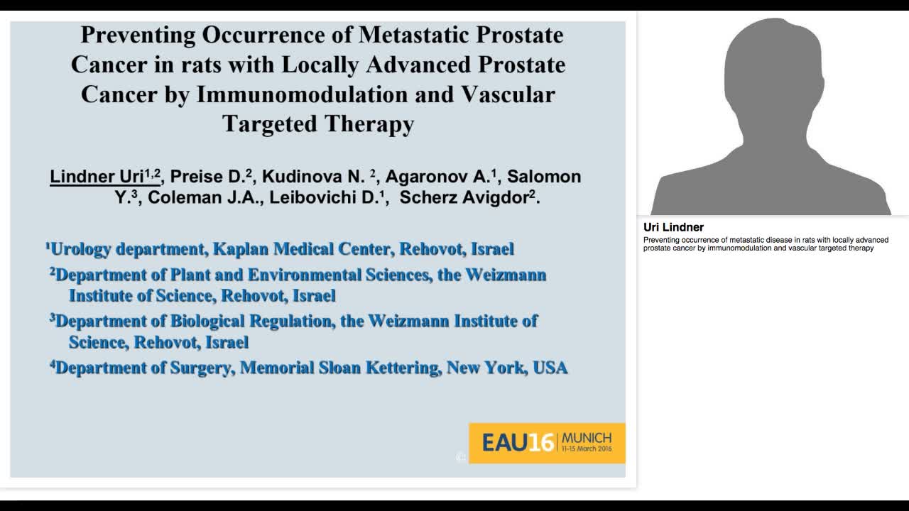 Preventing occurrence of metastatic disease in rats with -