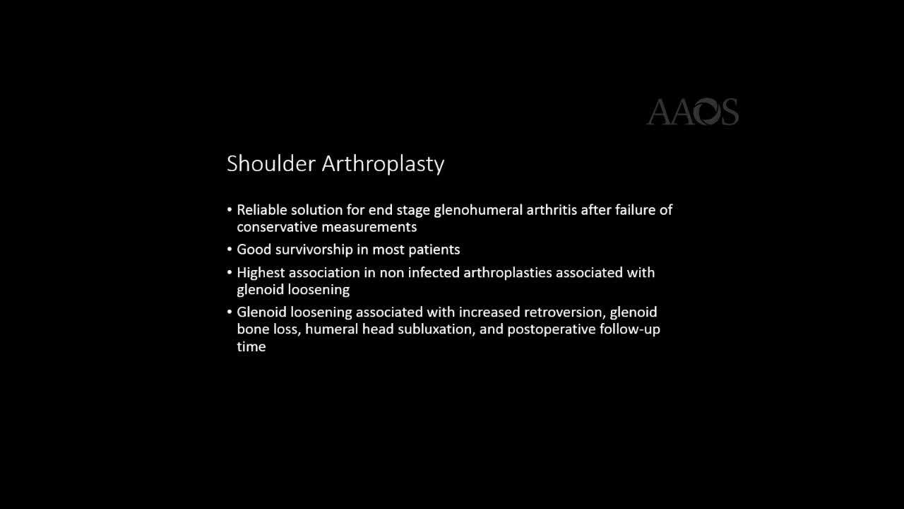 Posteriorly Augmented Stepped Glenoid for Posterior Glenoid Bone Loss and Retroversion