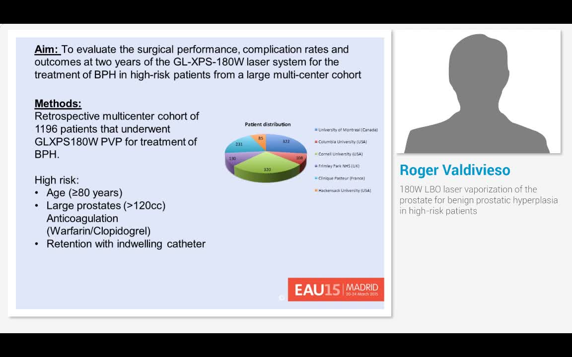 180W LBO laser vaporization of the prostate for benign pr..-