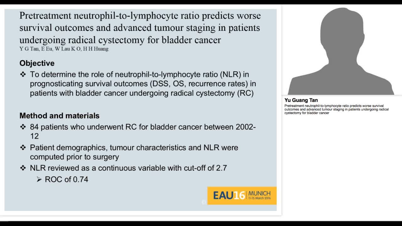 Pretreatment neutrophil-to-lymphocyte ratio predicts wors-